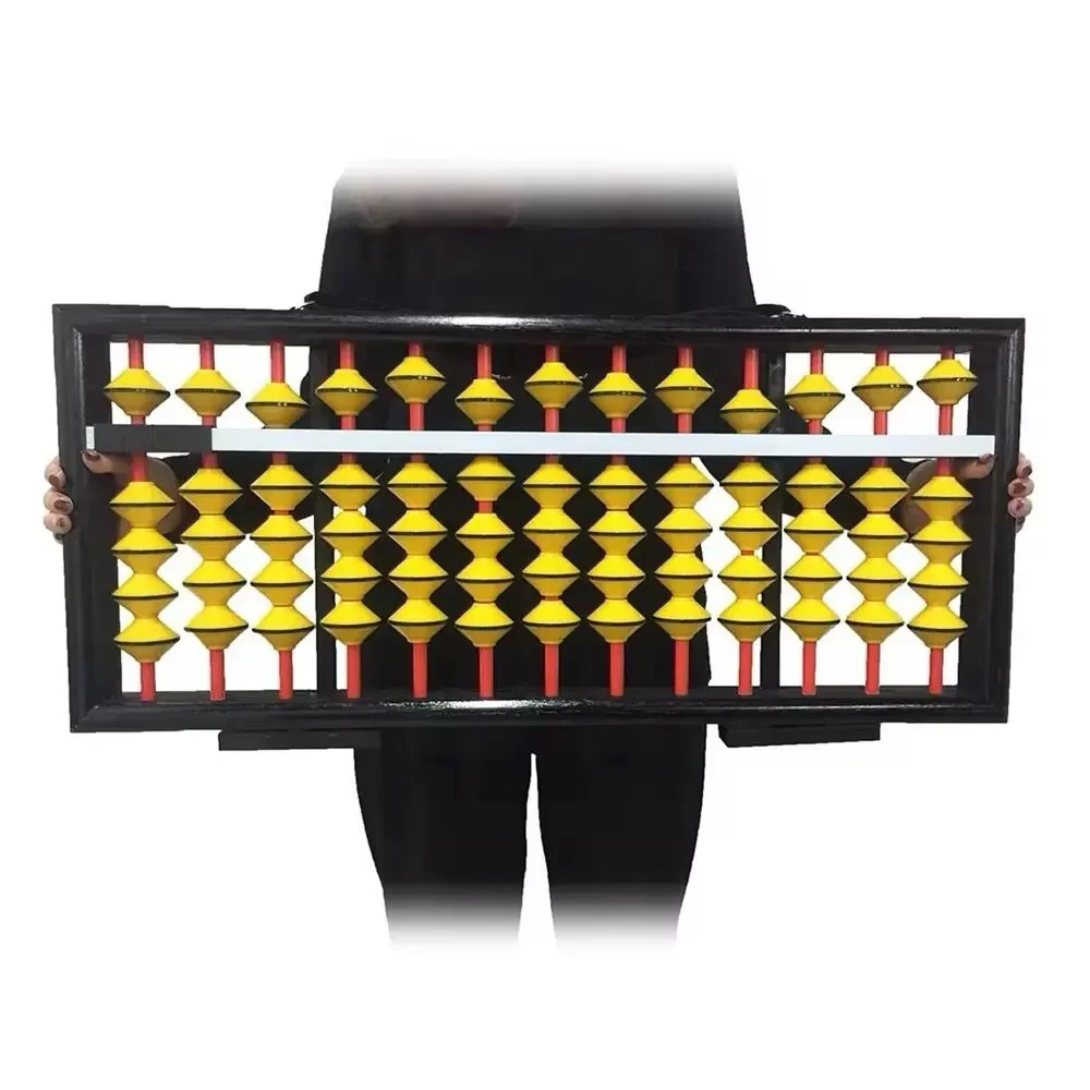 Large Japanese Chinese Abacus Big Soroban Abacus For Teacher & Student 13 Digits
